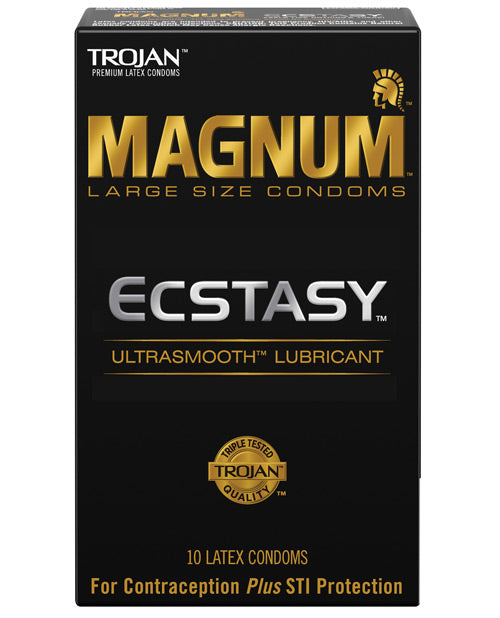 Trojan Magnum Ecstasy Bao Cao Su Lớn Mỏng Siêu Cảm 