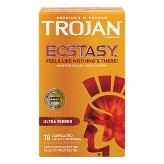 Trojan Ecstasy Ultra Ribbed bao sườn sâu cực cảm 