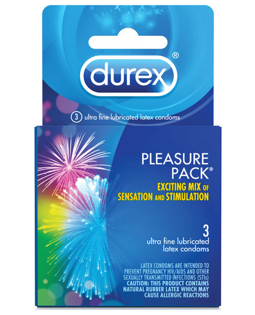 Durex Pleasure Pack Condom Đa Năng Kéo Dài 