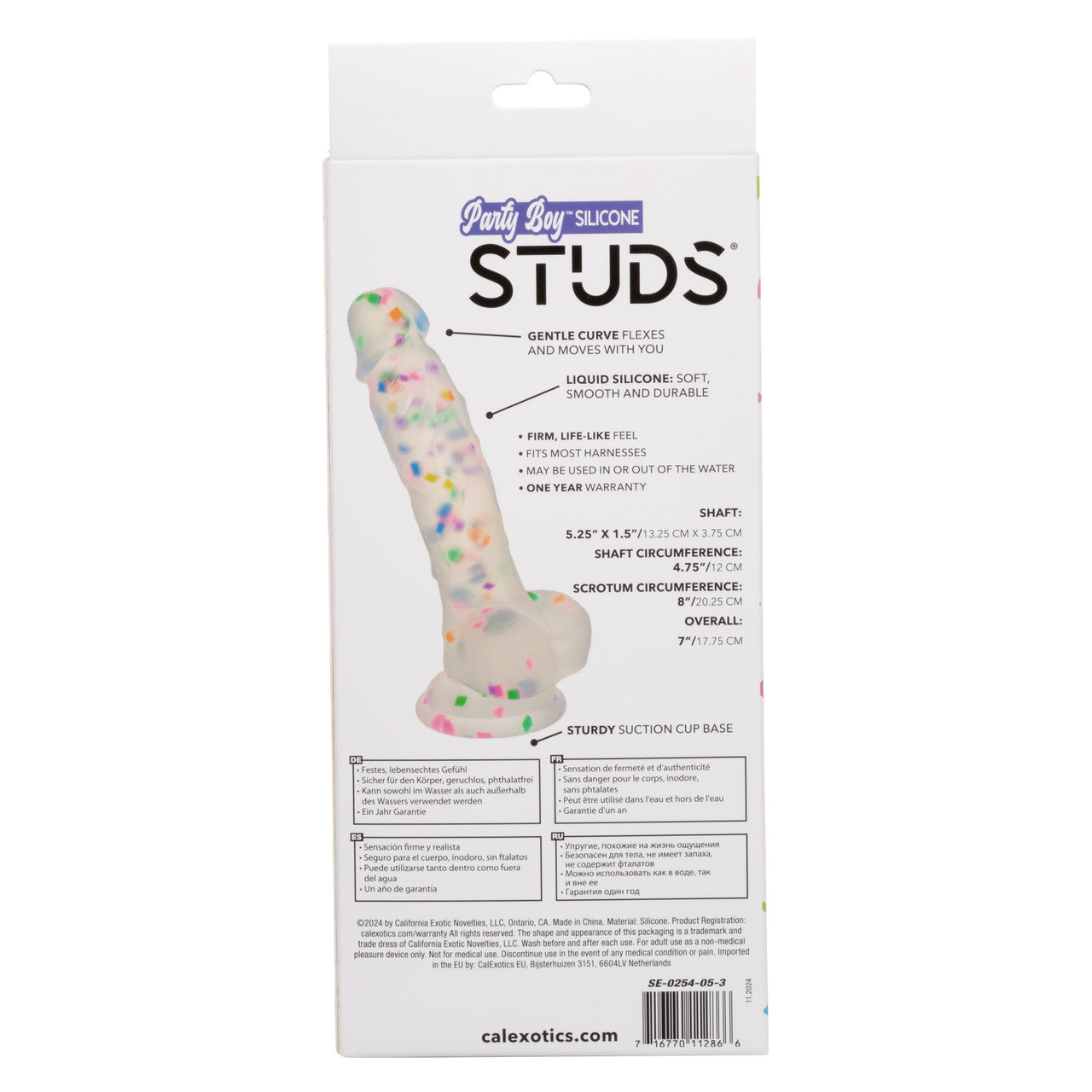 Party Boy Dildo Silicone Studs Siêu Thực Vui Nhộn Đâm Sâu Hấp Dẫn
