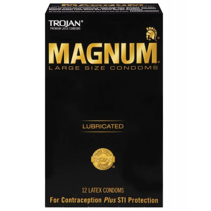 Trojan Magnum Bao Cao Su Lớn 12 Miếng Thoải Mái 