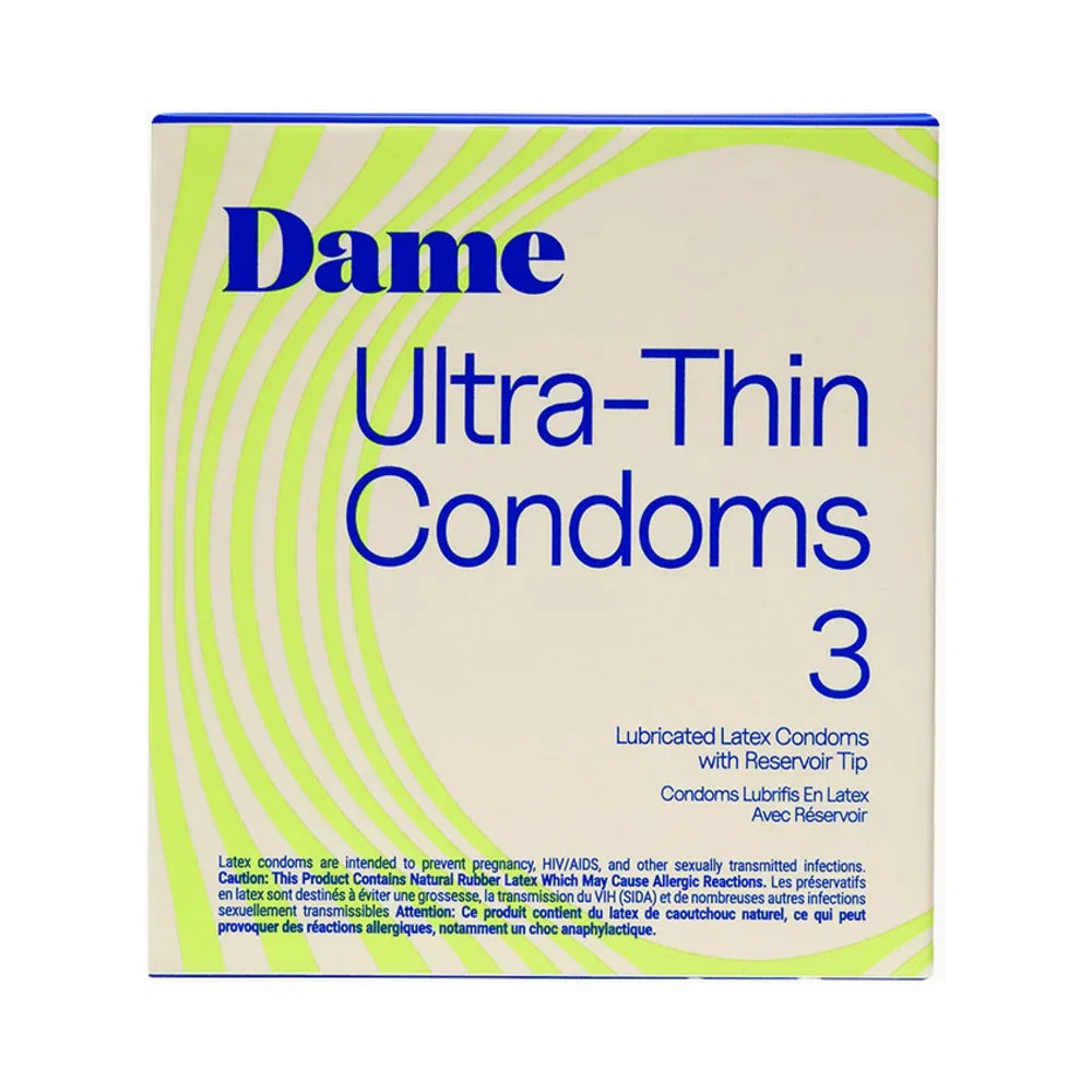 Dame Condoms Siêu Mỏng Vegan Gần Gũi Tự Nhiên 