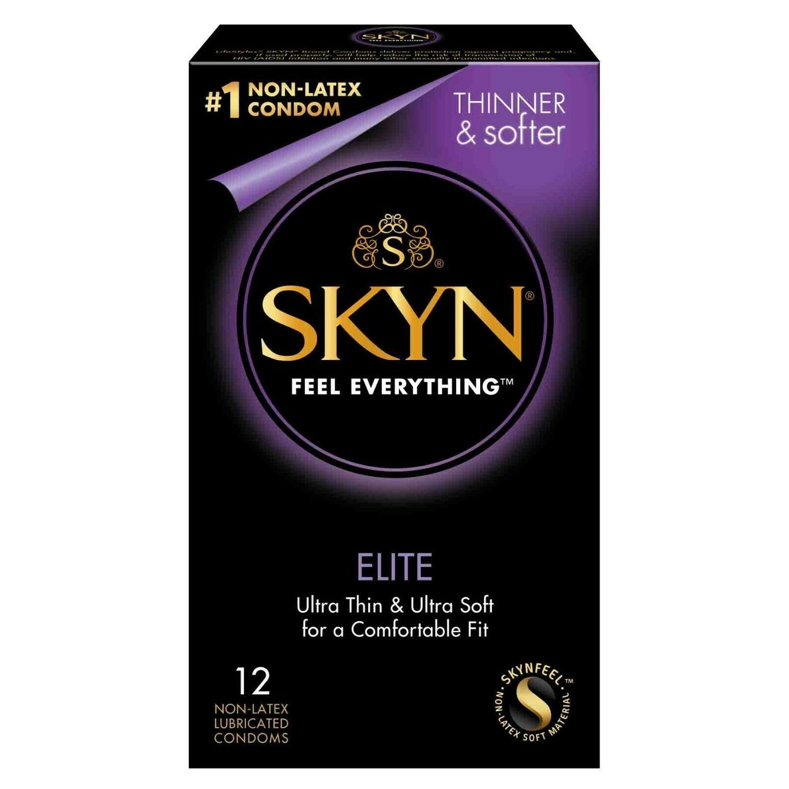 SKYN Elite Bao Không Đàn Hồi Mỏng Nhất 