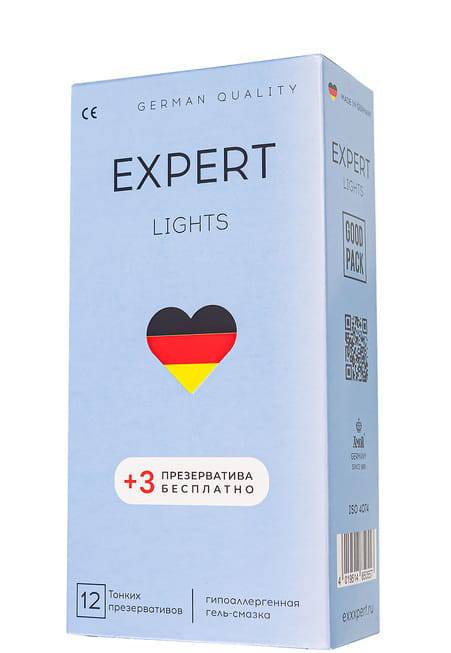Amor Expert Lights Bao Cao Su Siêu Mỏng 15 Viên Gần Gũi 
