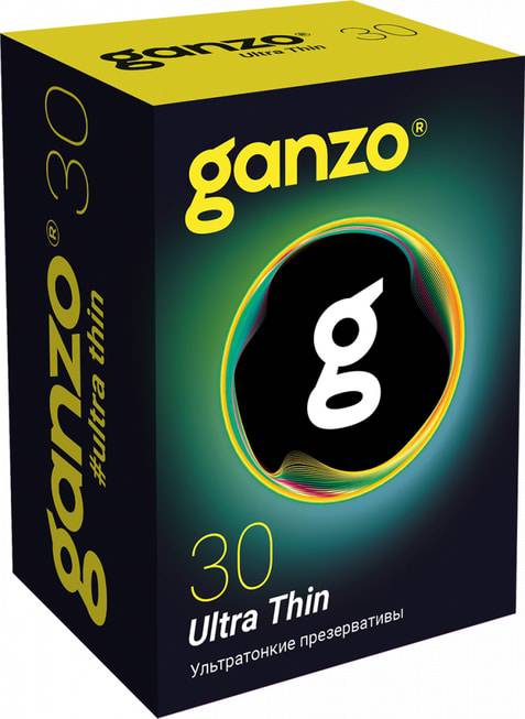 Bao cao su siêu mỏng Ganzo Ultra Thin 30 cái, cảm giác thật 