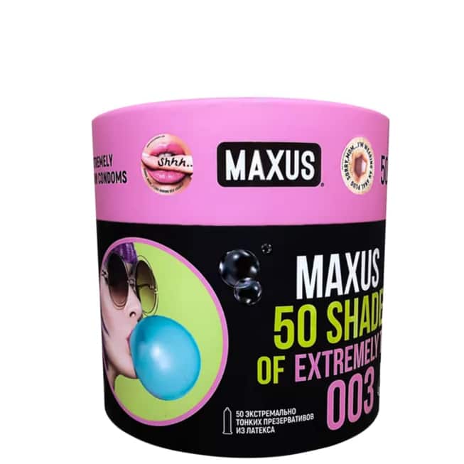 Maxus 003 Bao Cao Su Mỏng 50pcs 18cm Siêu Gọn 