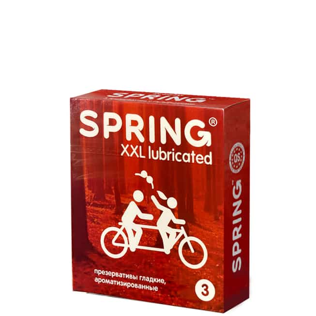 Spring XXL Condom Lớn 5.4cm 3pcs Mỏng Dày An Toàn 