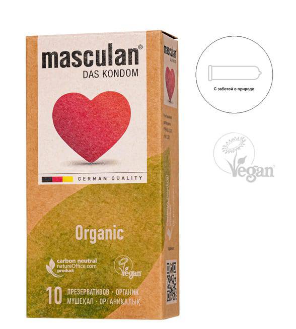 Bao Cao Su Masculan Organic Siêu Mỏng 10 Cái An Toàn 