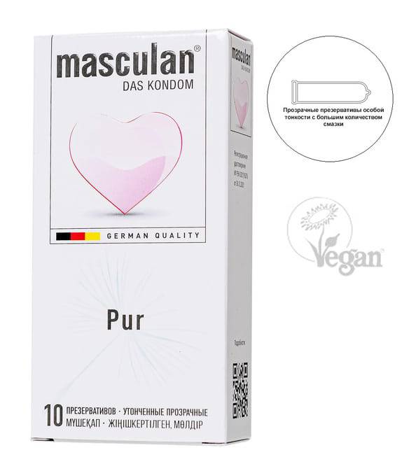 Masculan Pur Condom Siêu Mỏng 10 Cái An Toàn 