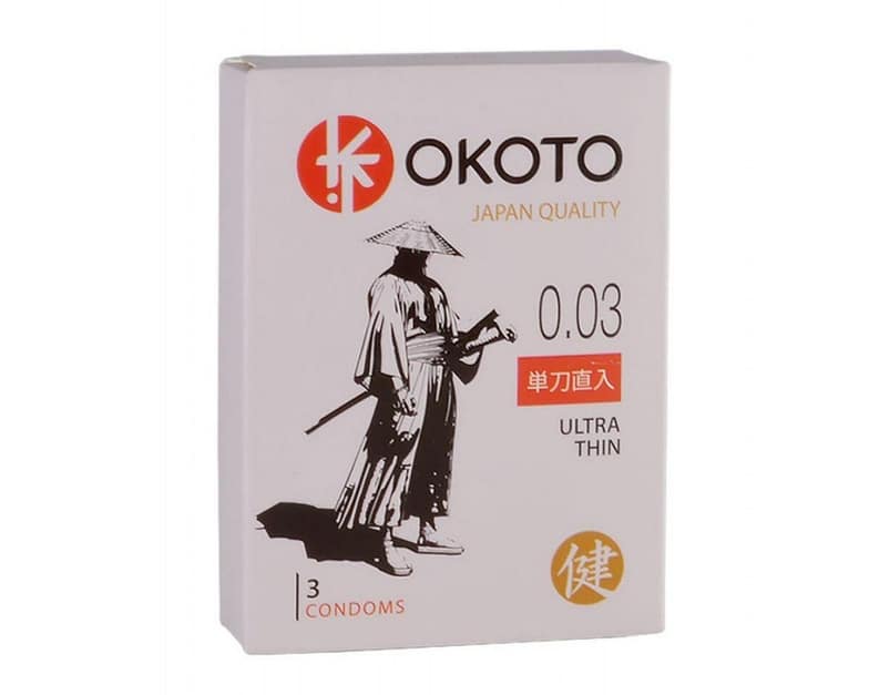 Okoto Ultra Thin Bao Cao Si Mỏng Siêu Mịn 3 Viên 