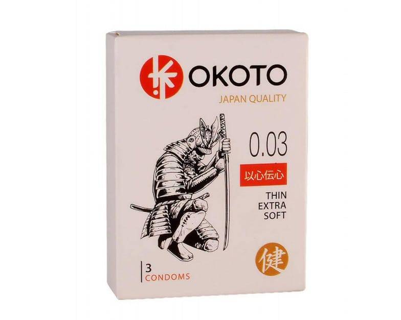 Baо cao su Okoto Thin mỏng siêu mềm 3 cái 