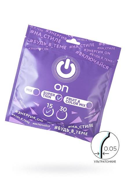 ON Super Thin 15 Viên Bao Cao Su Đức Siêu Mỏng An Toàn 