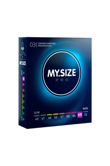 Set Bao Cao Su MY.SIZE PRO 69 Siêu Mỏng 3c 