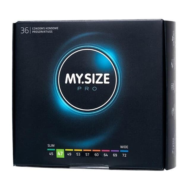 MY.SIZE PRO Bao 47 36pcs Siêu Mỏng Chuẩn Size 