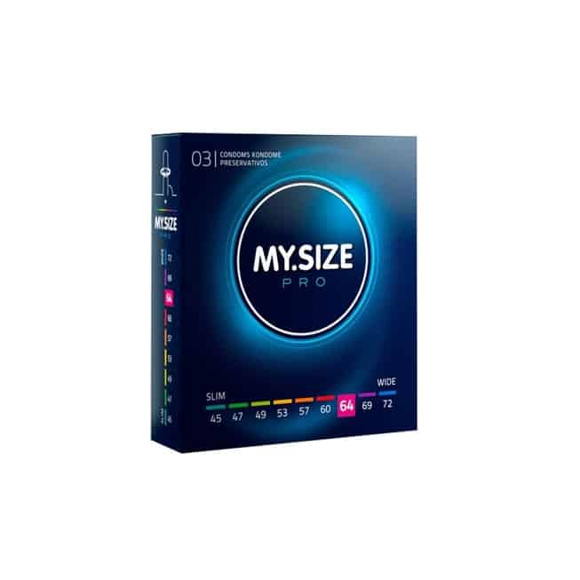 MY.SIZE PRO Bao Cao Su Siêu Mỏng 64 Chuẩn Vừa Vặn 