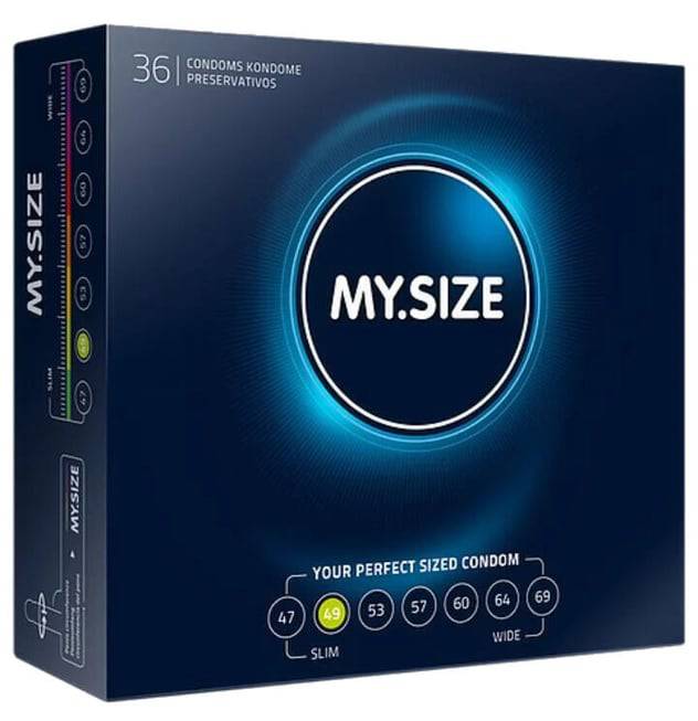bao cao siêu mỏng MY.SIZE PRO 49 36 cái kích thích cực đỉnh 