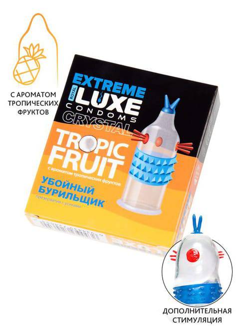 Luxe Extreme Bao Cao Su Frot Táo Nhiệt Đai Siêu Mạnh 
