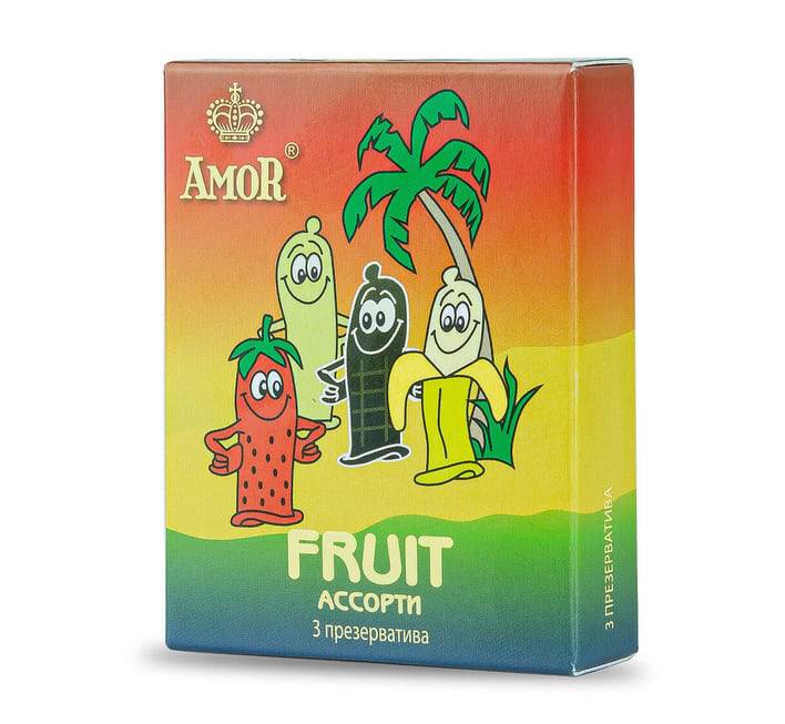 Amor Fruit Bao Cao Su Hương Vị Ngọt Ngào Siêu Mỏng 