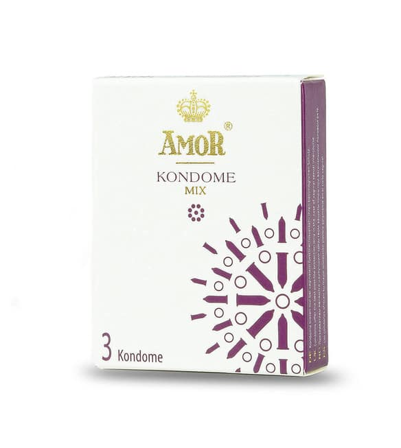 Amor Mix Bao Cao Su 3 Miếng Siêu Mỏng Kích Thích 