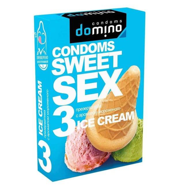 Domino Sweet Sex Kem Hương Vị Bao Cao Su 3Cái 