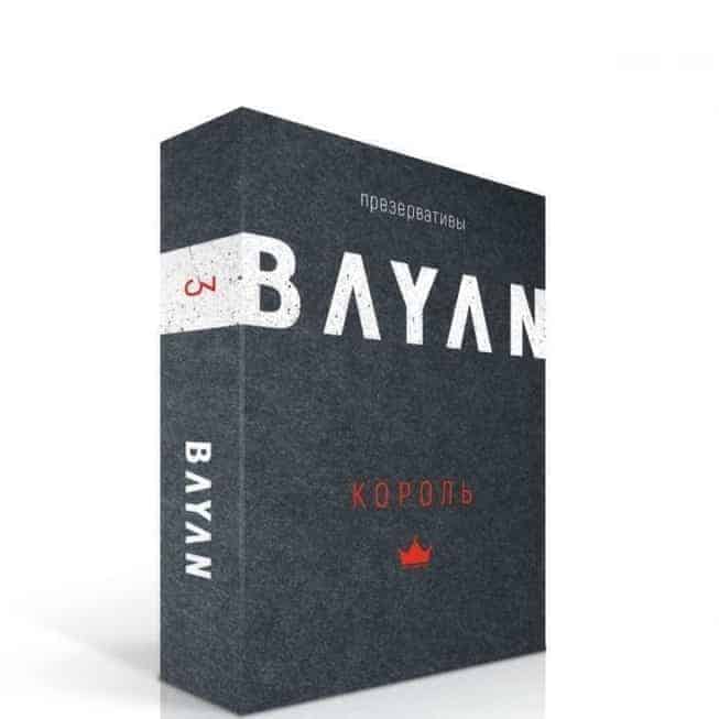 Bayan King Bao cao su lớn 20cm 3 cái siêu bền 