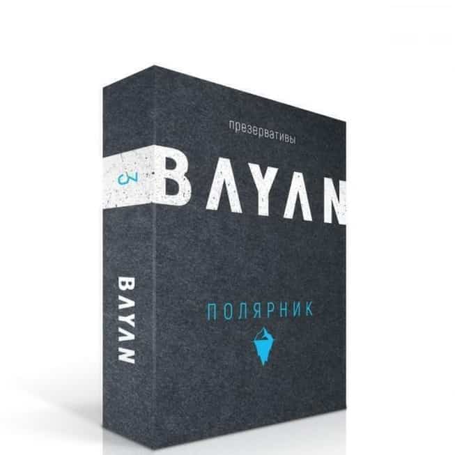 Bayan Polar Bear Bao Cao Su Kéo Dài 3 Viên Siêu Bền 
