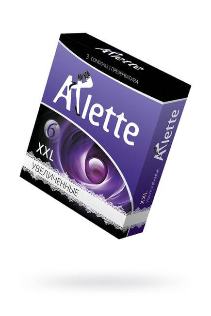 Arlette XXL Condom Lớn 3 Cái Dài Dài An Toàn 