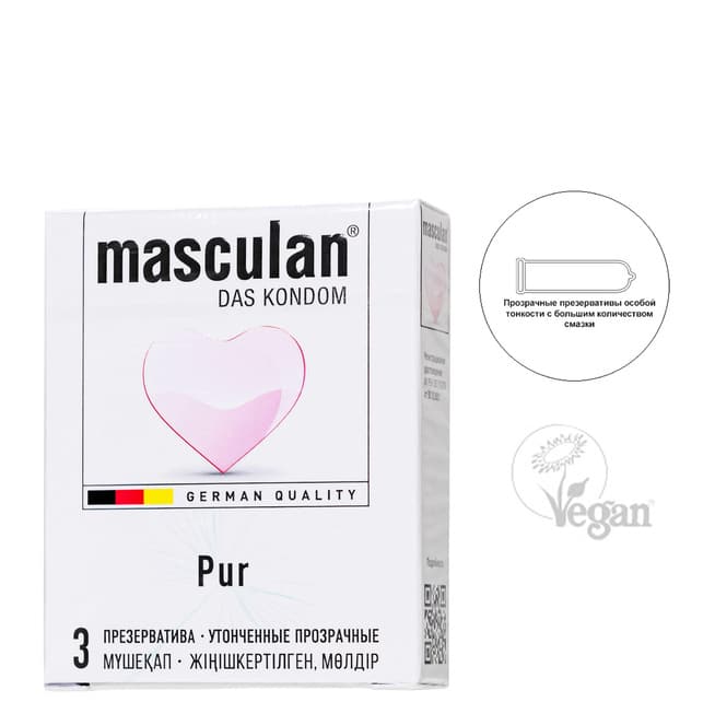 Masculan Pur Condom Siêu Mỏng 3cái Đức 