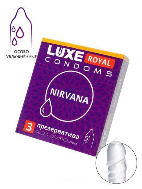 Luxe Royal Nirvana Bao Cao Su Siêu Ẩm 3 Miếng An Toàn 