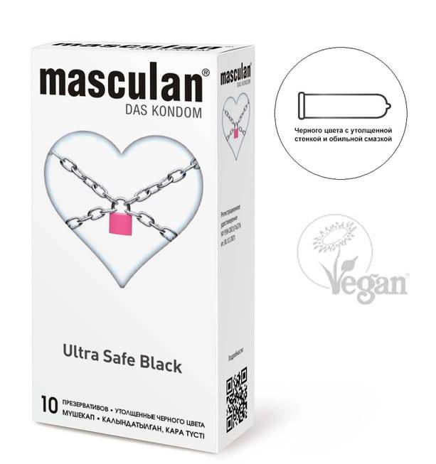 Masculan Black Ultra 10c Ai Cập Siêu Bền 