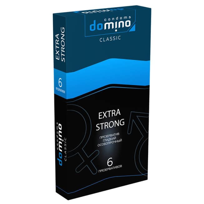 Domino Classic Extra Strong bao siêu bền 6 cái an toàn 