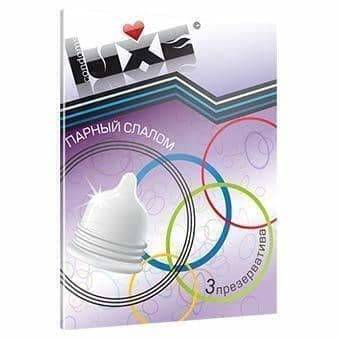 Bao Cao Su Luxe Trio Rãnh Siêu Mỏng 3 Cái 
