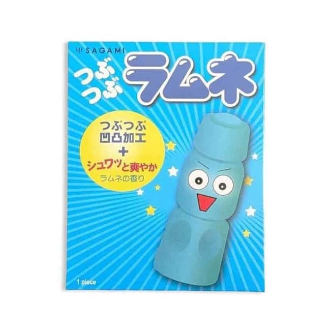Preservatif Sagami Xtreme Lemonade xanh chấm nổi mỏng siêu mỏng 