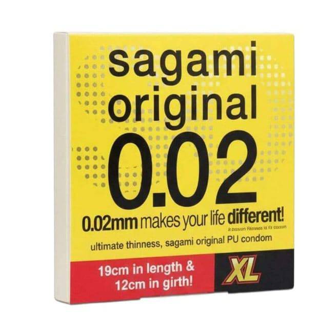 Sagami Original 0.02 XL Polyurethane Mỏng Siêu Mỏng 