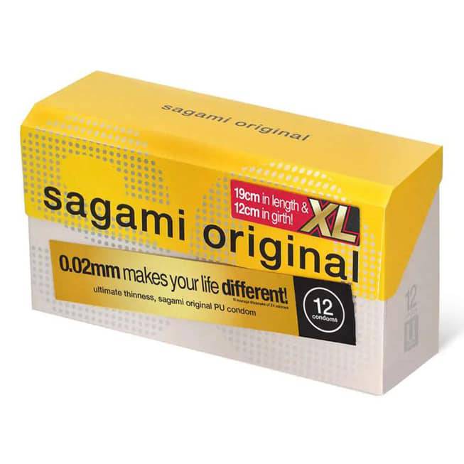 Sagami Original 0.02 XL聚氨酯套12片 超薄增大 