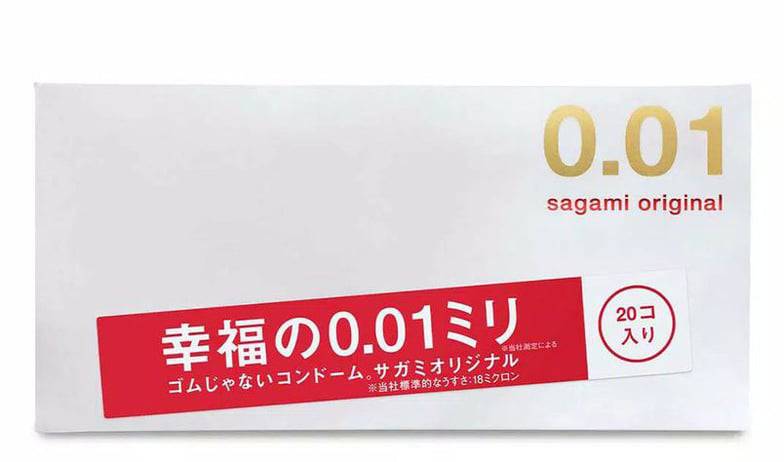 Set bao Sagami Original 0.01 20c cái siêu mỏng cảm 