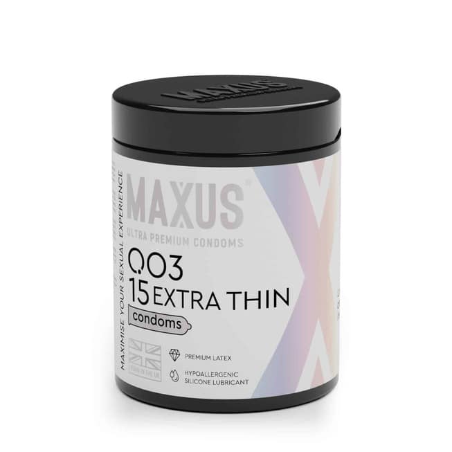Maxus 003 Condom Siêu Mỏng 15c 18cm Trải Nghiệm Tối Đa 