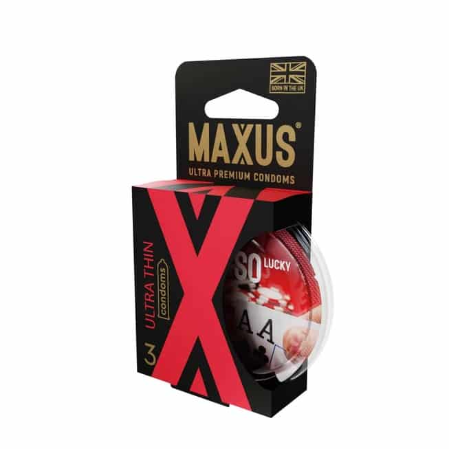 Maxus Air Sensitive Bao Cao Su Mỏng 3Pcs Siêu Nhạy 
