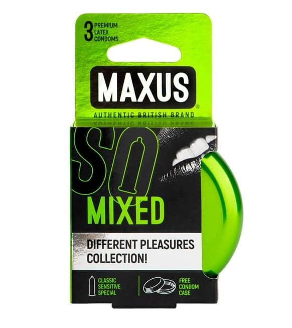 Maxus Mixed Bao Cao Su Hương Vị Siêu Thỏa Mãn 3 Viên
