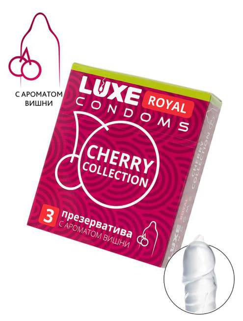 Set 3 Bao Cao Su Luxe Cherry Hương Đào An Toàn