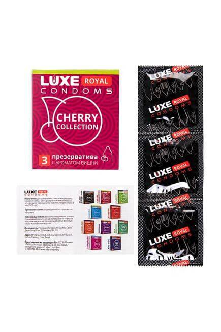 Set 3 Bao Cao Su Luxe Cherry Hương Đào An Toàn