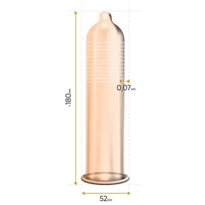 Vitalis Premium Ribbed 12c - Bao Cao Su Gân Siêu Mỏng