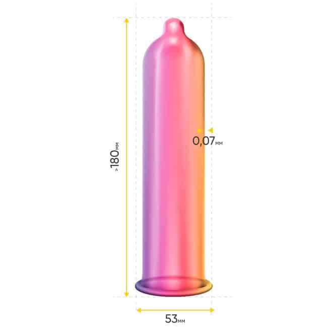 Vitalis Premium Bao Cao Su Màu Hương 3c Viên 18cm