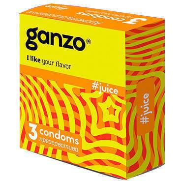 Ganzo Juice №3 Bao Cao Su Hương Quả Siêu Mỏng 18cm