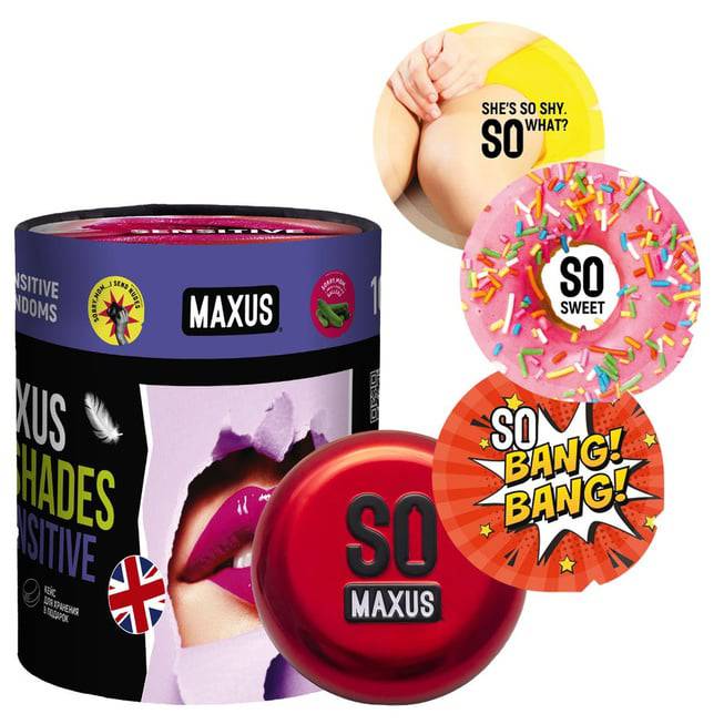 Maxus Sensitive Condoms 100pcs Siêu Mỏng Nhạy