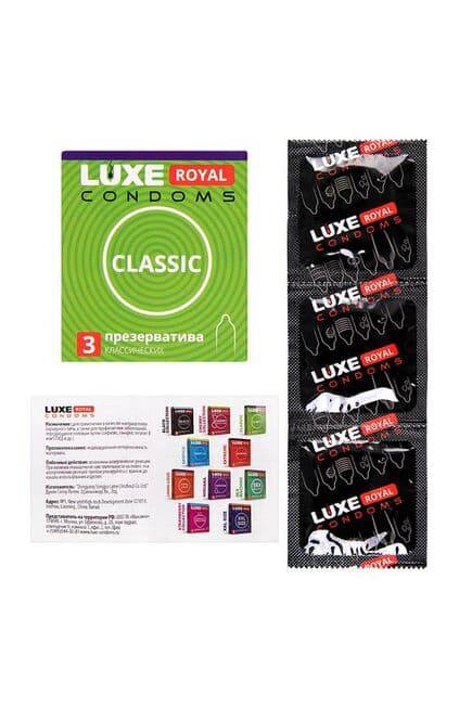 Luxe Royal Classic - Bao Cao Su Cổ Điển 3 Cái