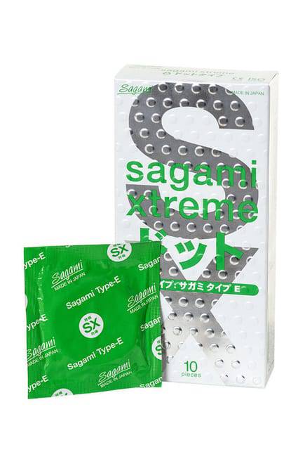 Sagami Xtreme Condom Điểm Xanh 10 Cái Siêu Mỏng