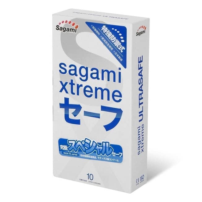 Sagami Xtreme Ultrasafe Bao Cao Su Siêu Trơn 10c