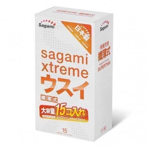 Sagami Xtreme Superthin 15 Cái Mỏng Siêu Mỏng