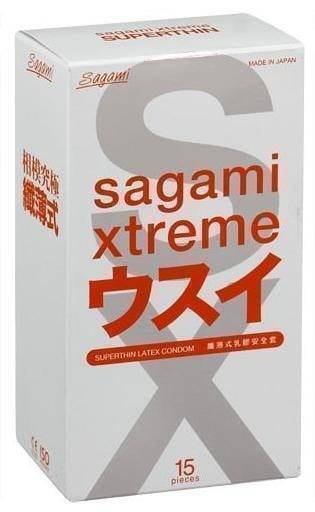 Sagami Xtreme Superthin 15 Cái Mỏng Siêu Mỏng